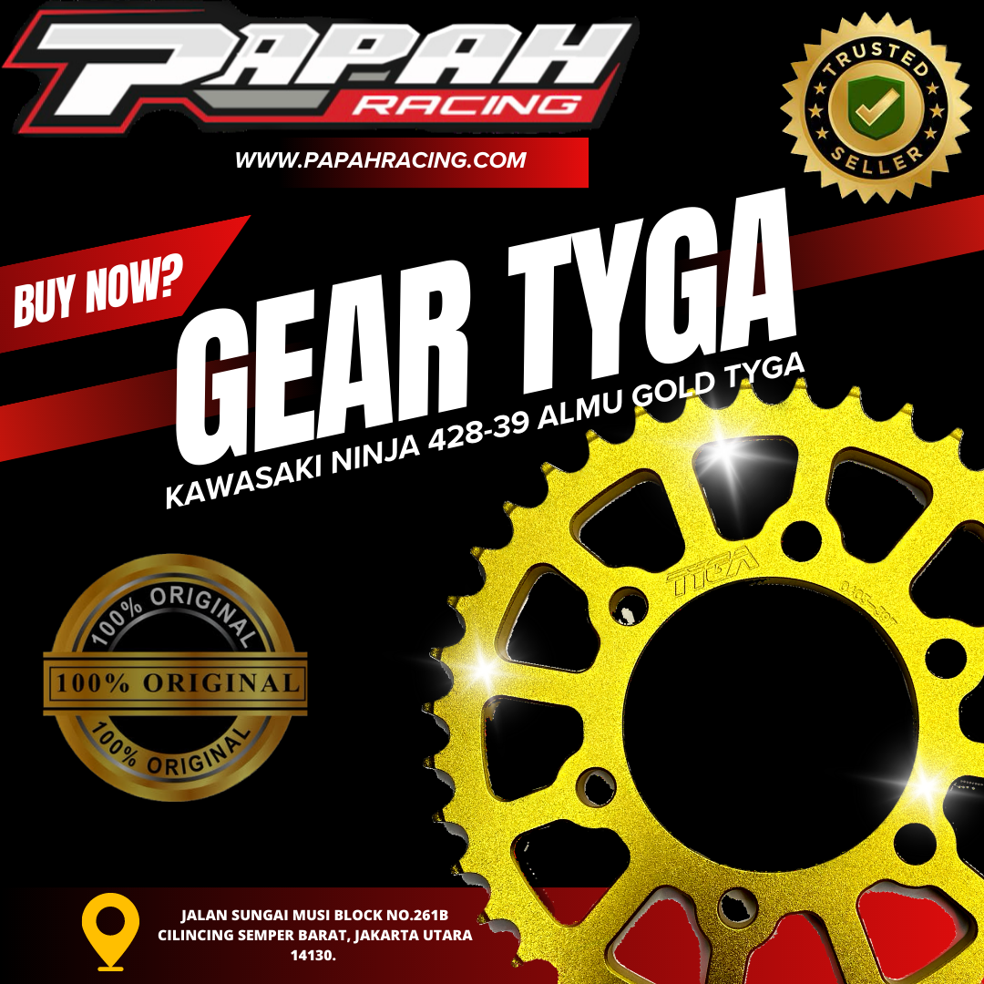 GIR GEAR TYGA KAWASAKI NINJA 428-39 ALMU GOLD TYGA